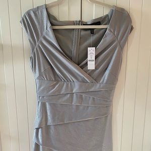 Brand new with tags! WHBM silver sparkle dress.